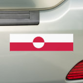 Flagge Grönlands Autoaufkleber (Auf Auto)