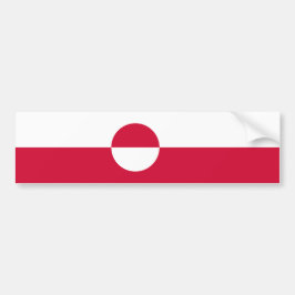 Flagge Grönlands Autoaufkleber