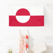 Flagge Grönlands Banner (Insitu)