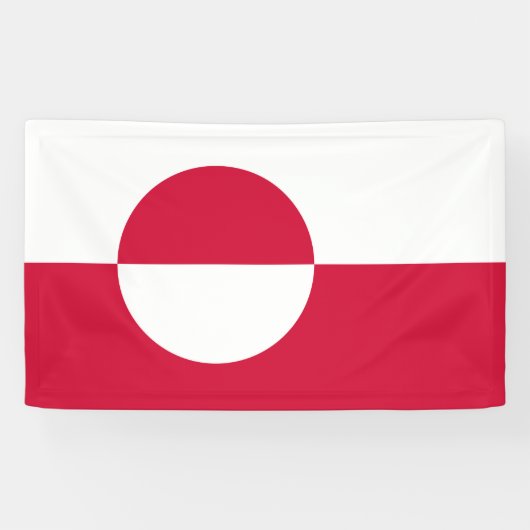 Flagge Grönlands Banner (Horizontal)