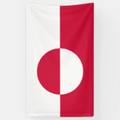 Flagge Grönlands Banner (Vertikal)