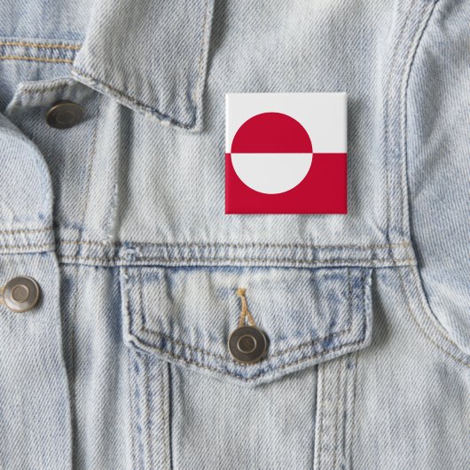 Flagge Grönlands Button (Beispiel)