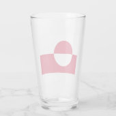 Flagge Grönlands Glas (Rückseite)