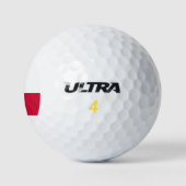 Flagge Grönlands Golfball (Logo)