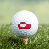 Flagge Grönlands Golfball (Insitu T-Shirt)