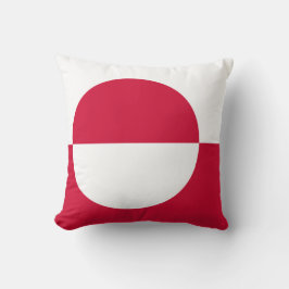 Flagge Grönlands Kissen