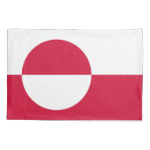 Flagge Grönlands Kissenbezug (Rückseite)