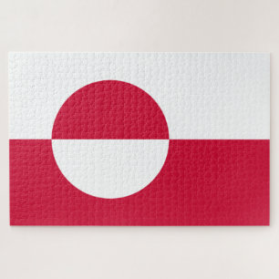 Flagge Grönlands Puzzle
