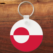 Flagge Grönlands Schlüsselanhänger (Vorderseite)