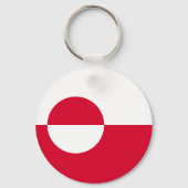 Flagge Grönlands Schlüsselanhänger (Rückseite)