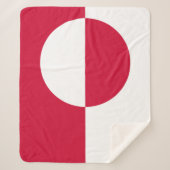 Flagge Grönlands Sherpadecke (Vorderseite)