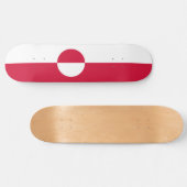 Flagge Grönlands Skateboard (Horizontal)