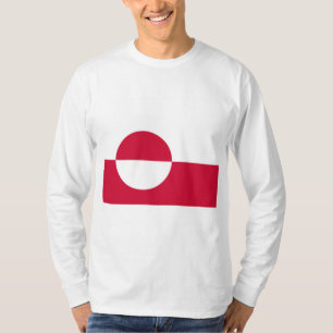 Flagge Grönlands T-Shirt