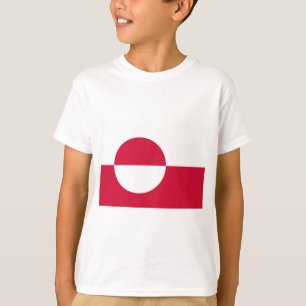 Flagge Grönlands T-Shirt