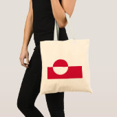 Flagge Grönlands Tragetasche (Vorderseite (Produkt))