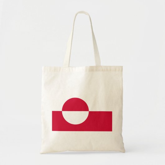 Flagge Grönlands Tragetasche (Vorne)