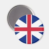Flagge Großbritanniens (1707-1800) Magnet (Vorderseite/Rückseite)