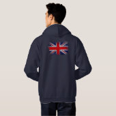Flagge Großbritanniens Hoodie (Schwarz voll)