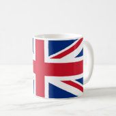 Flagge Großbritanniens Kaffeetasse (VorderseiteRechts)