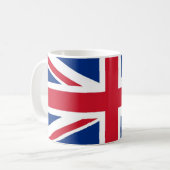 Flagge Großbritanniens Kaffeetasse (Vorderseite Links)