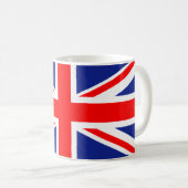 Flagge Großbritanniens Kaffeetasse (VorderseiteRechts)