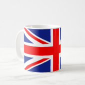 Flagge Großbritanniens Kaffeetasse (Vorderseite Links)