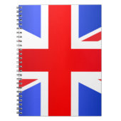 Flagge Großbritanniens Notizblock (Vorderseite)