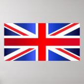 Flagge Großbritanniens Poster (Vorne)