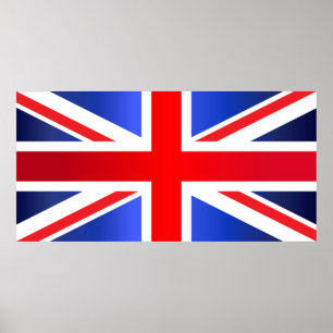 Flagge Großbritanniens Poster