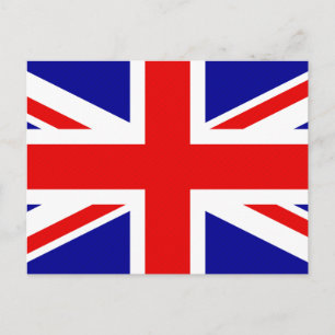 Flagge Großbritanniens Postkarte