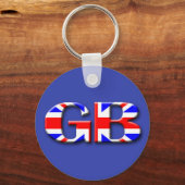 Flagge Großbritanniens Schlüsselanhänger (Vorderseite)