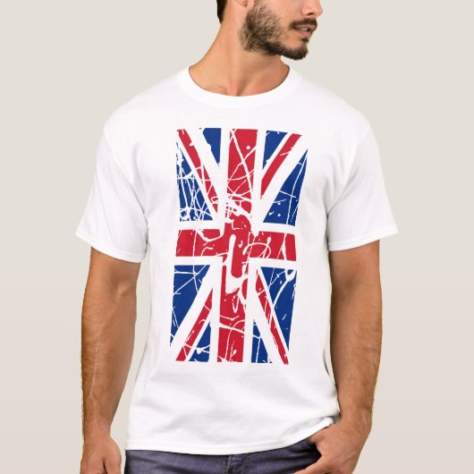 Flagge Großbritanniens T-Shirt (Vorderseite)