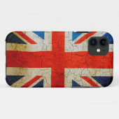 Flagge Grunge Großbritannien Case-Mate iPhone Hülle (Rückseite (Horizontal))