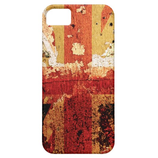 Flagge Grunge Großbritannien Case-Mate iPhone Hülle (Rückseite)