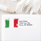 Flagge Grunge Italien (Insitu)