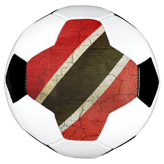 Flagge Grunge Trinidad und Tobago Fußball (Gedreht)