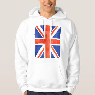Flagge Grunge Vereinigtes Königreich Hoodie