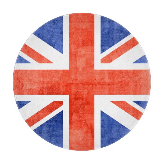 Flagge Grunge Vereinigtes Königreich Schneidebrett (Vorderseite)