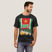 Flagge Guadeloupe 971 Gwada T-Shirt (Vorne ganz)