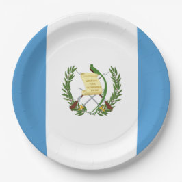 Flagge: Guatemala Pappteller