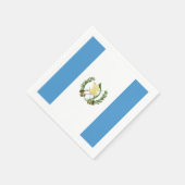 Flagge: Guatemala Serviette (Ecke)