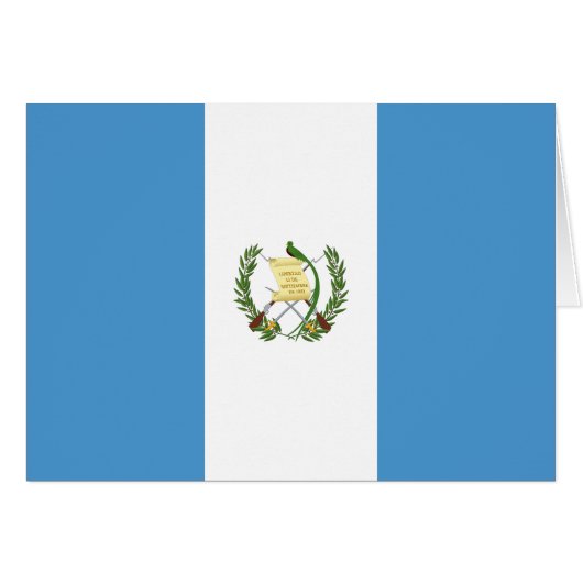 Flagge Guatemalas (Vorderseite (Horizontal))