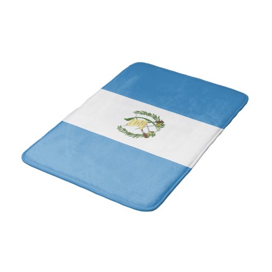 Flagge Guatemalas Badematte (Schrägansicht)