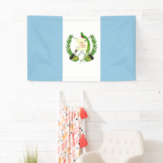 Flagge Guatemalas Banner (Insitu)
