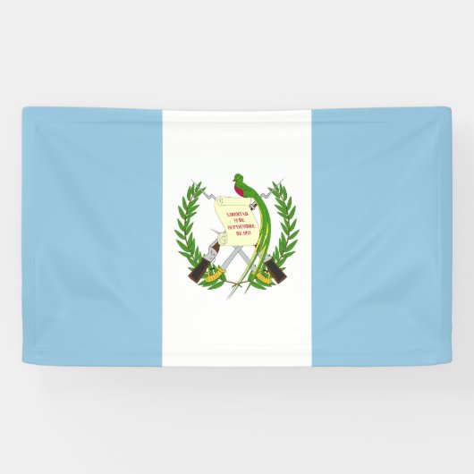 Flagge Guatemalas Banner (Horizontal)