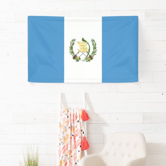Flagge Guatemalas  Banner (Insitu)