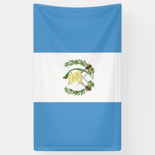 Flagge Guatemalas  Banner (Vertikal)