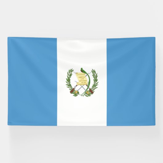 Flagge Guatemalas Banner (Horizontal)
