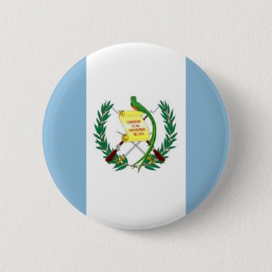Flagge Guatemalas Button (Vorderseite)