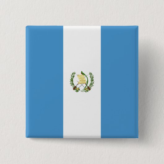 Flagge Guatemalas Button (Vorderseite)